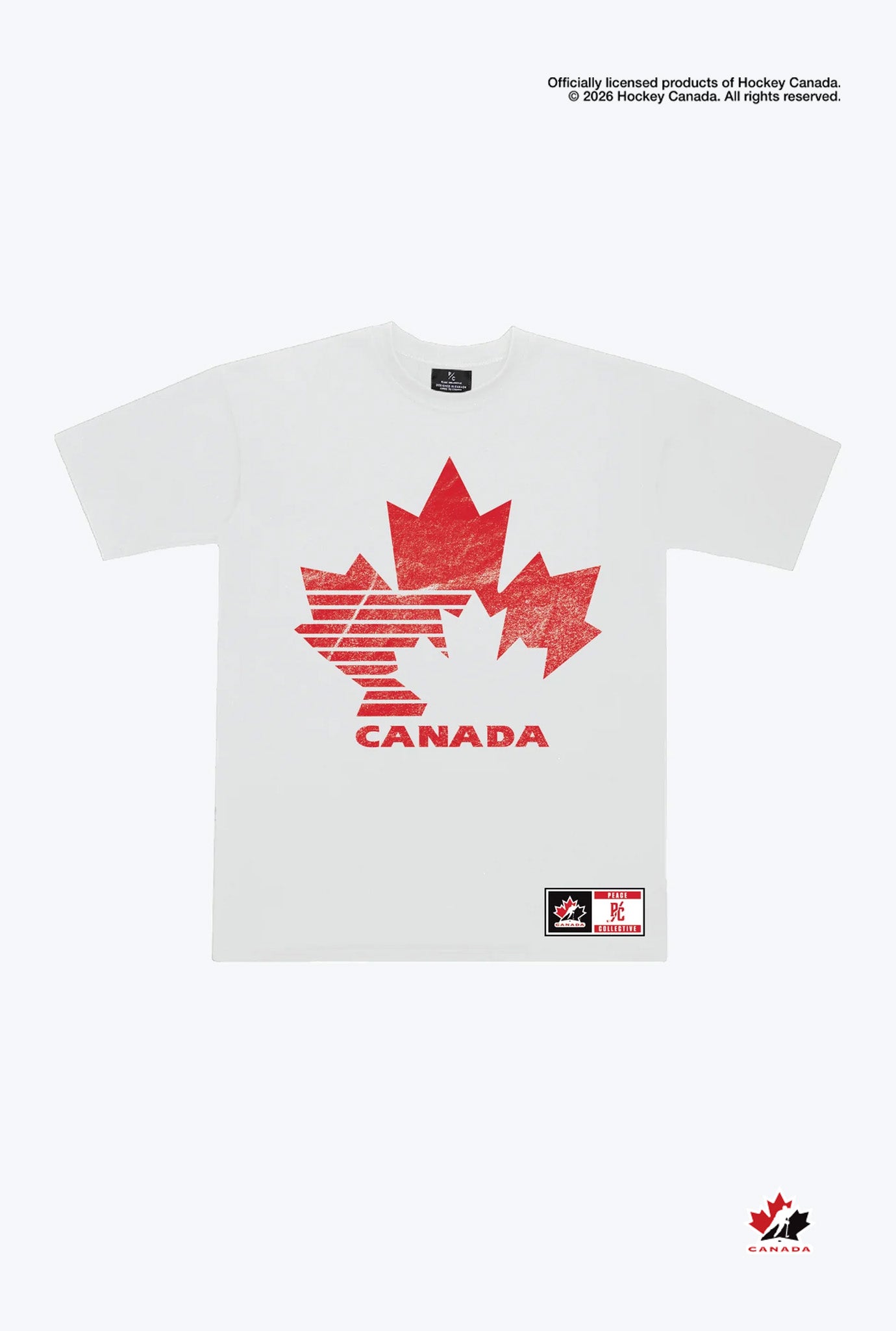 P/C x Hockey Canada Vintage Heavyweight T-Shirt - White