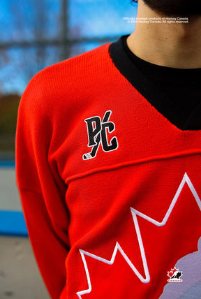 Hockey Canada Knit Sweater - Red