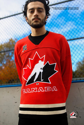 Hockey Canada Knit Sweater - Red
