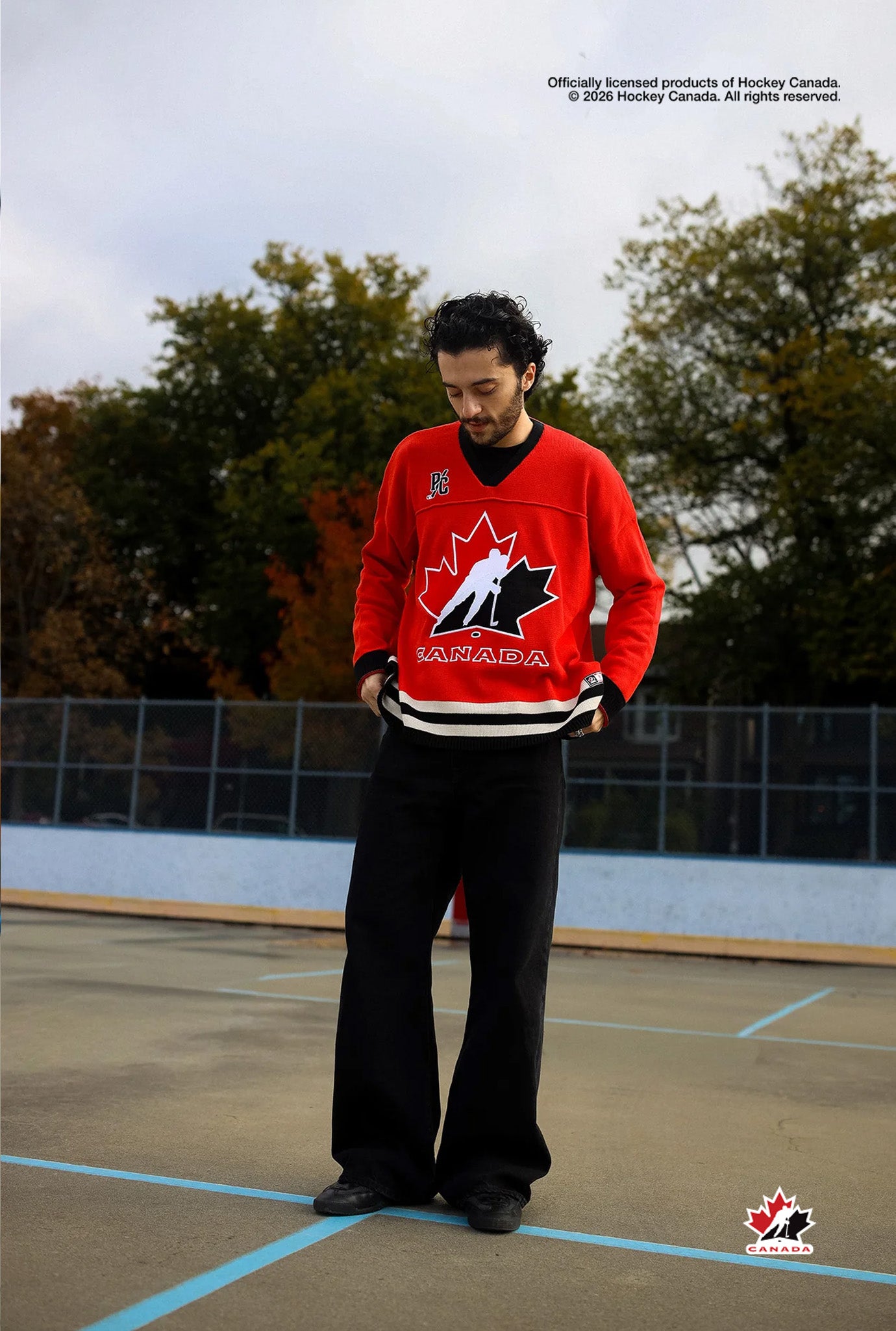 Hockey Canada Knit Sweater - Red