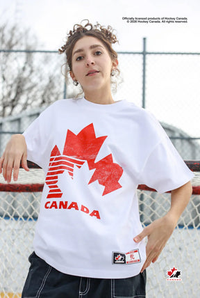 P/C x Hockey Canada Vintage Heavyweight T-Shirt - White