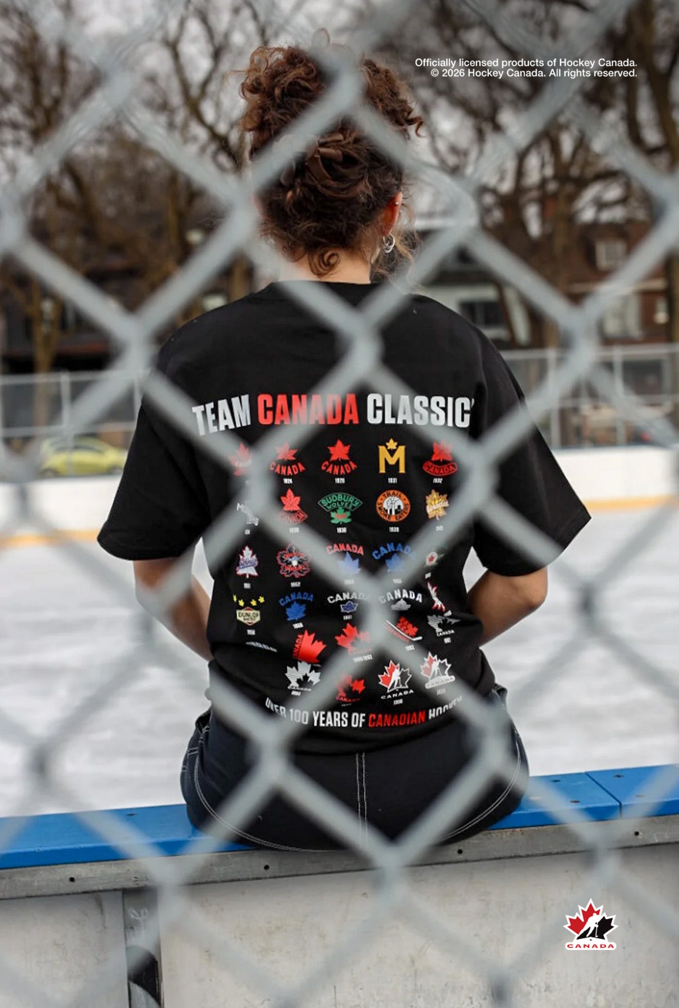 P/C x Hockey Canada Vintage Heavyweight T-Shirt - Black