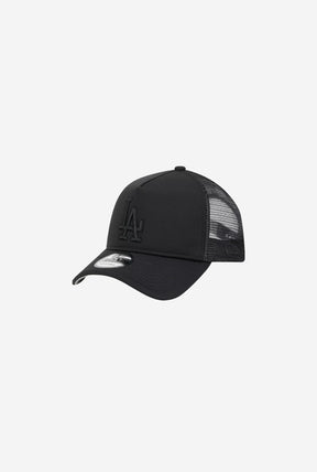 Los Angeles Dodgers 9FORTY A-Frame Trucker - Black/Black