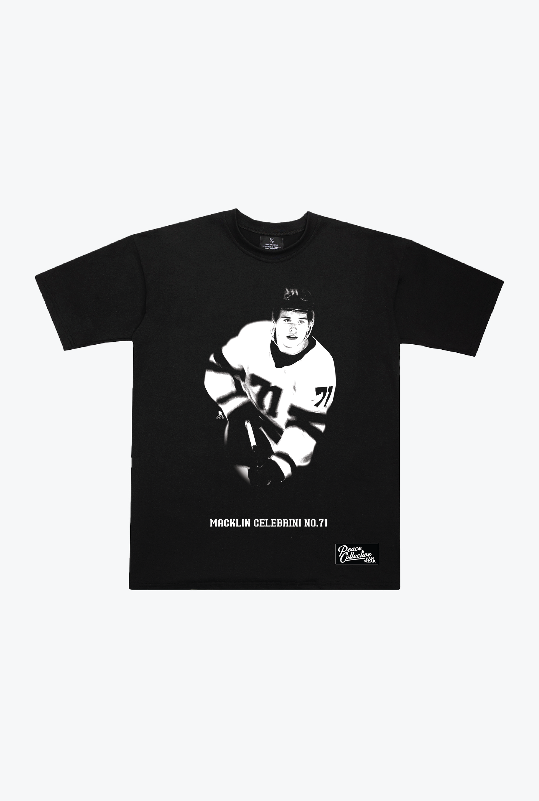 Macklin Celebrini Memorial Heavyweight T-Shirt - Black
