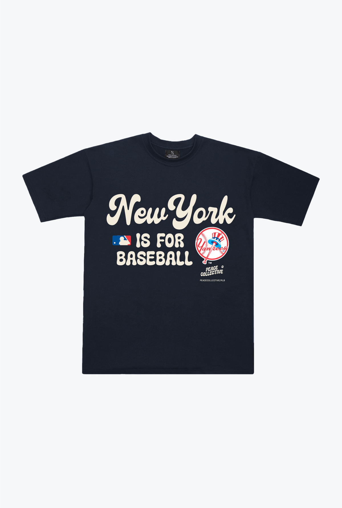 T-shirt à bulles des Yankees de New York - Bleu marine