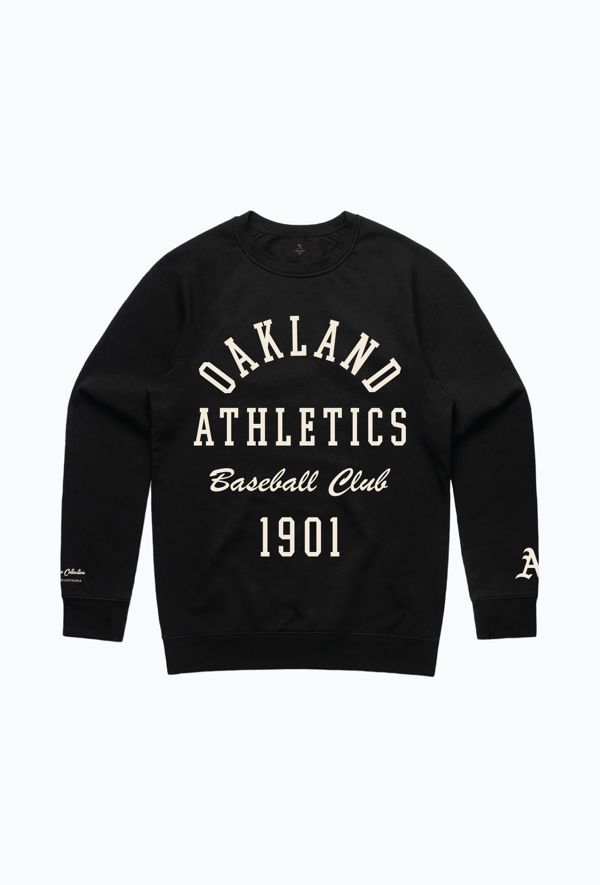 Oakland Athletics Heavyweight Crewneck - Black