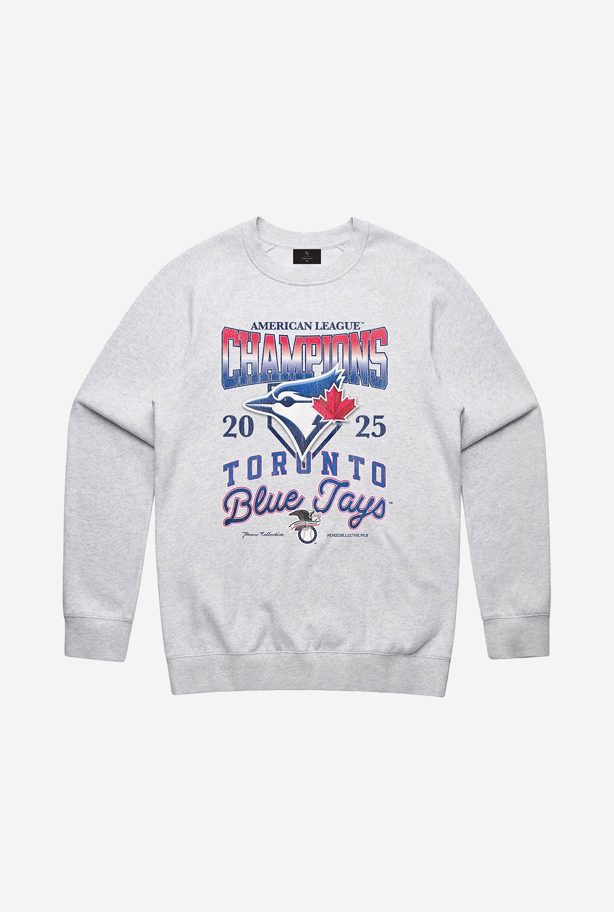Toronto Blue Jays ALCS 2025 Champions Crewneck - Ash