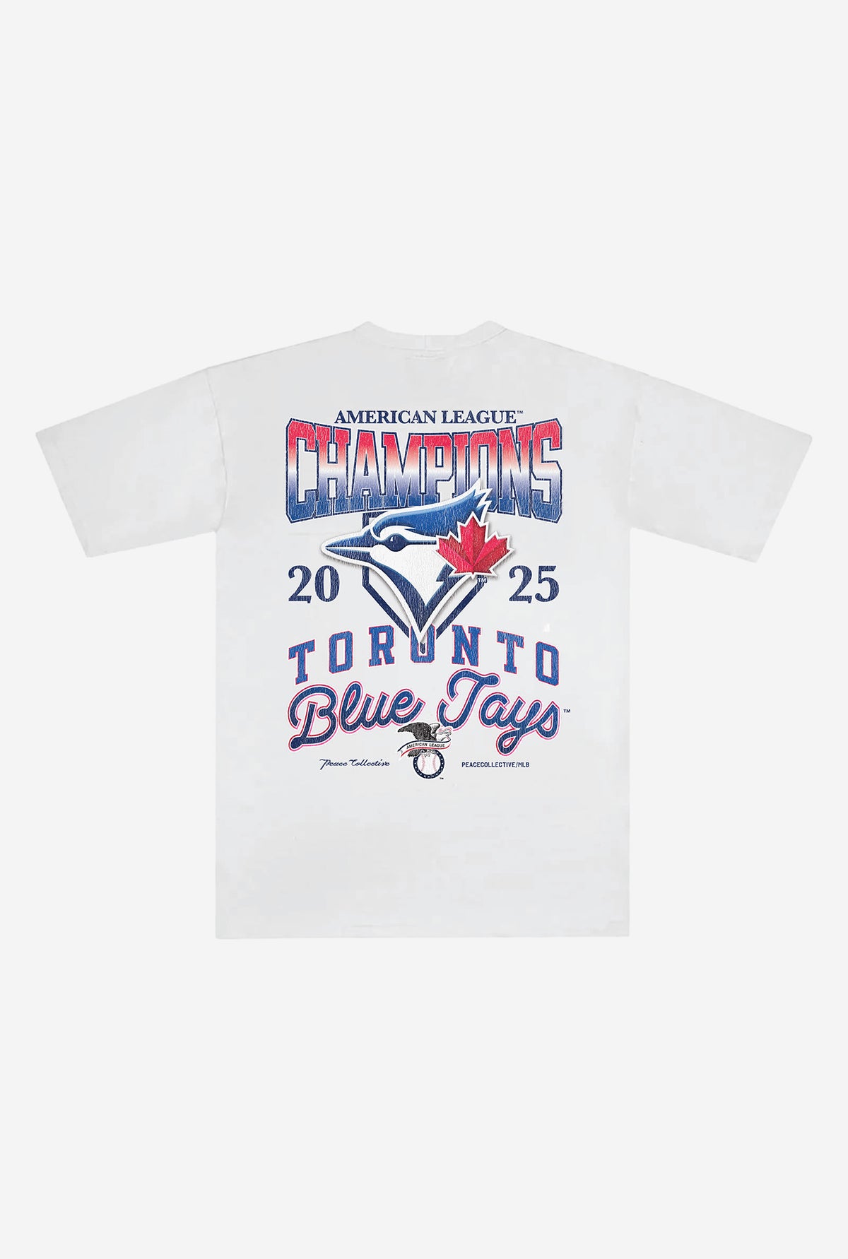 Toronto Blue Jays ALCS 2025 Champions Heavyweight T-Shirt - White