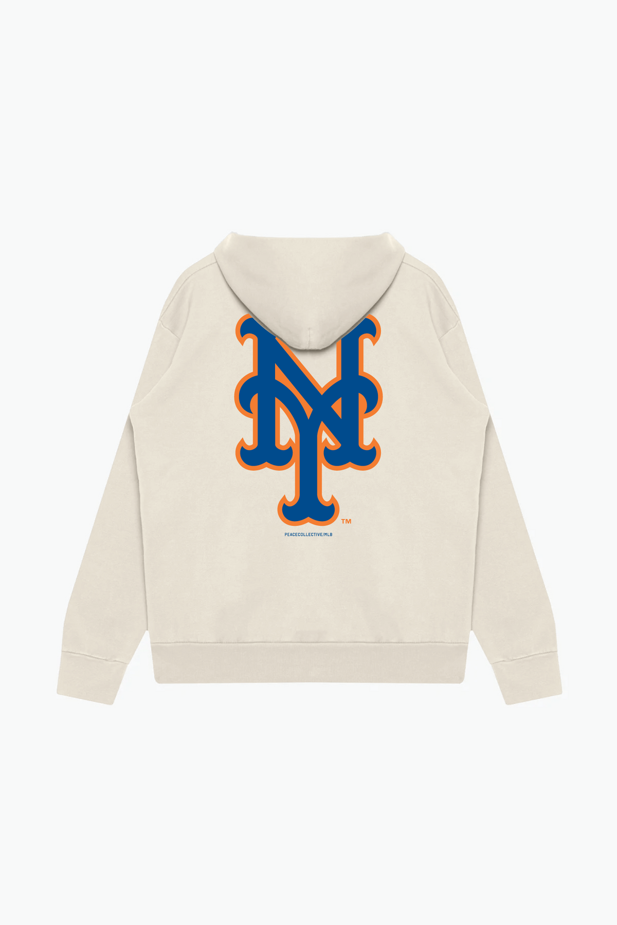 New York Mets Heavyweight Hoodie - Ivory
