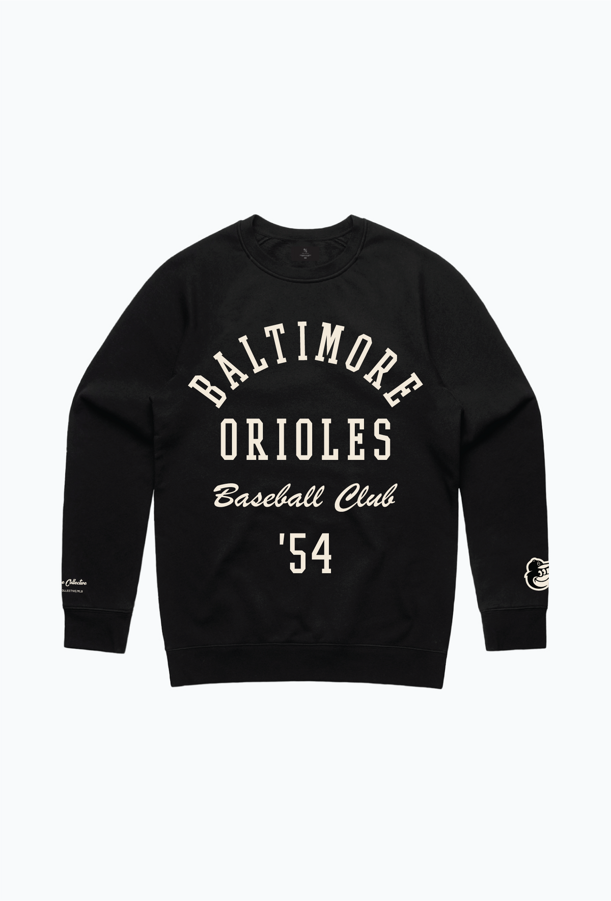 Baltimore Orioles Heavyweight Crewneck - Black