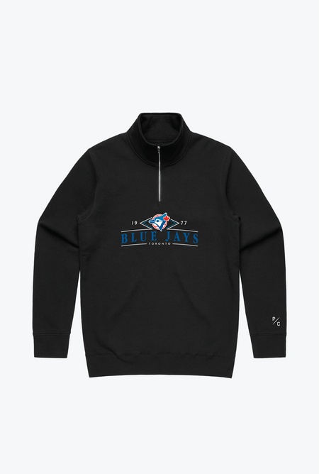 Toronto Blue Jays Quarter Zip - Black