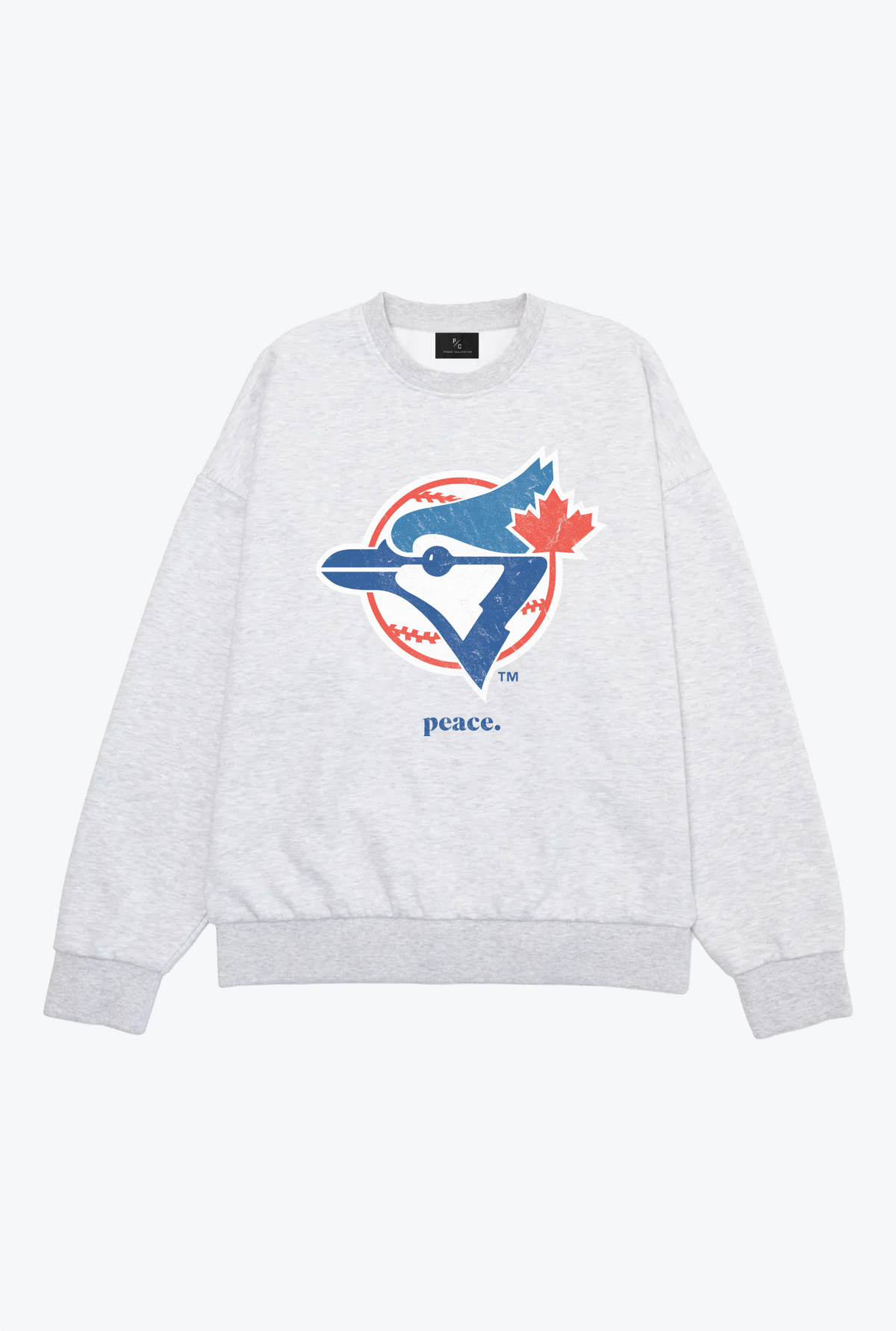 Toronto Blue Jays SuperHeavy™️ Crewneck - Ash