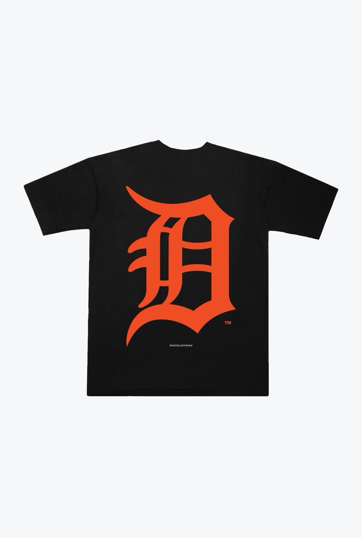 Detroit Tigers Heavyweight T-Shirt - Black