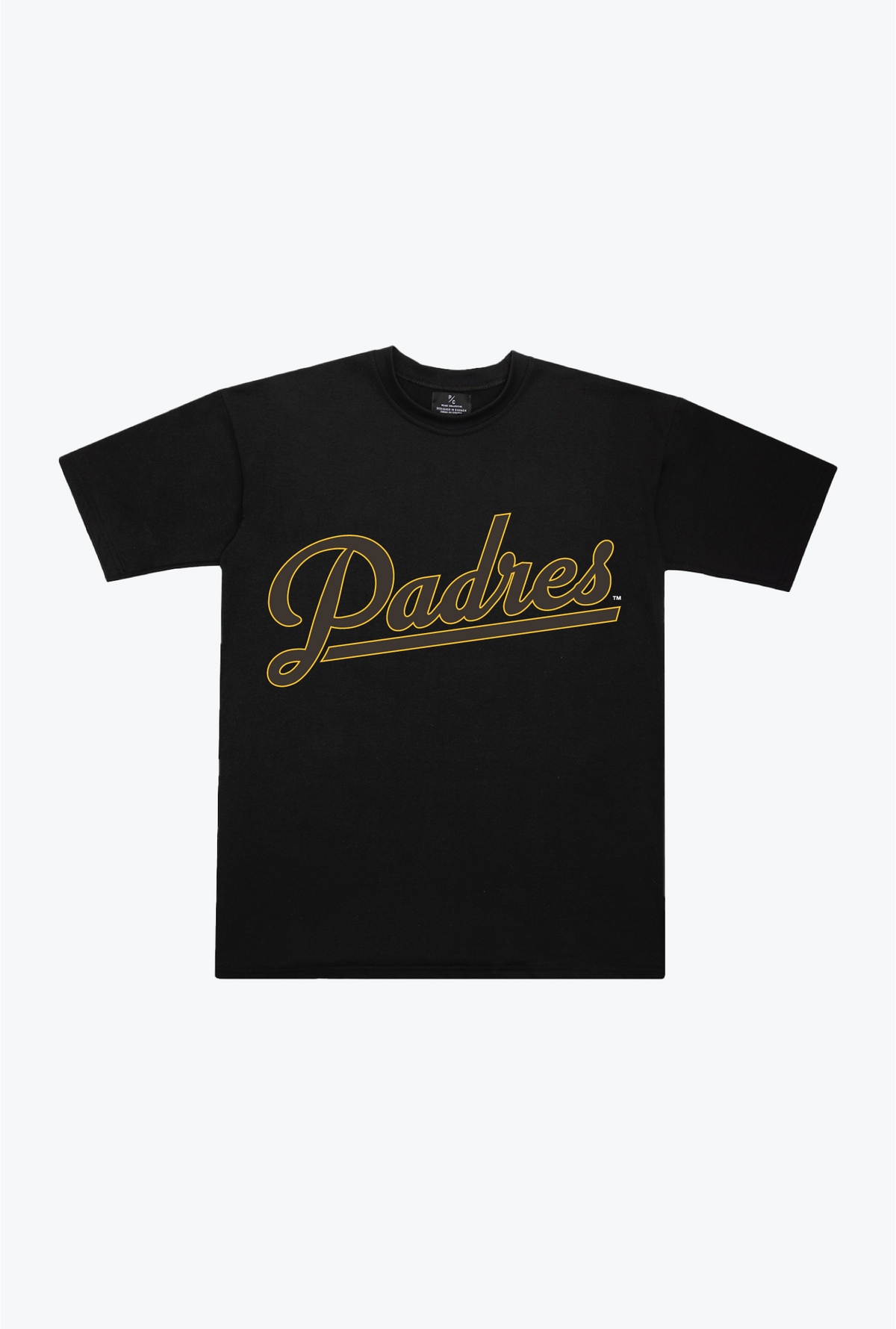 San Diego Padres Heavyweight T-Shirt - Black