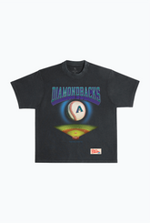 Arizona Diamondbacks Field Heavyweight Garment Dyed T-Shirt - Black