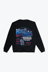 2004 World Series: Boston Red Sox Vs. St. Louis Cardinals Crewneck - Black