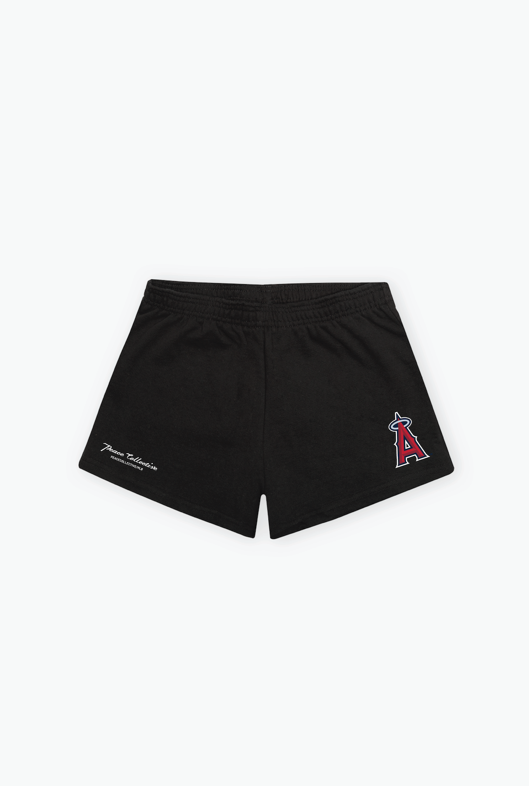 Los Angeles Angels Women's Fleece Shorts - Black
