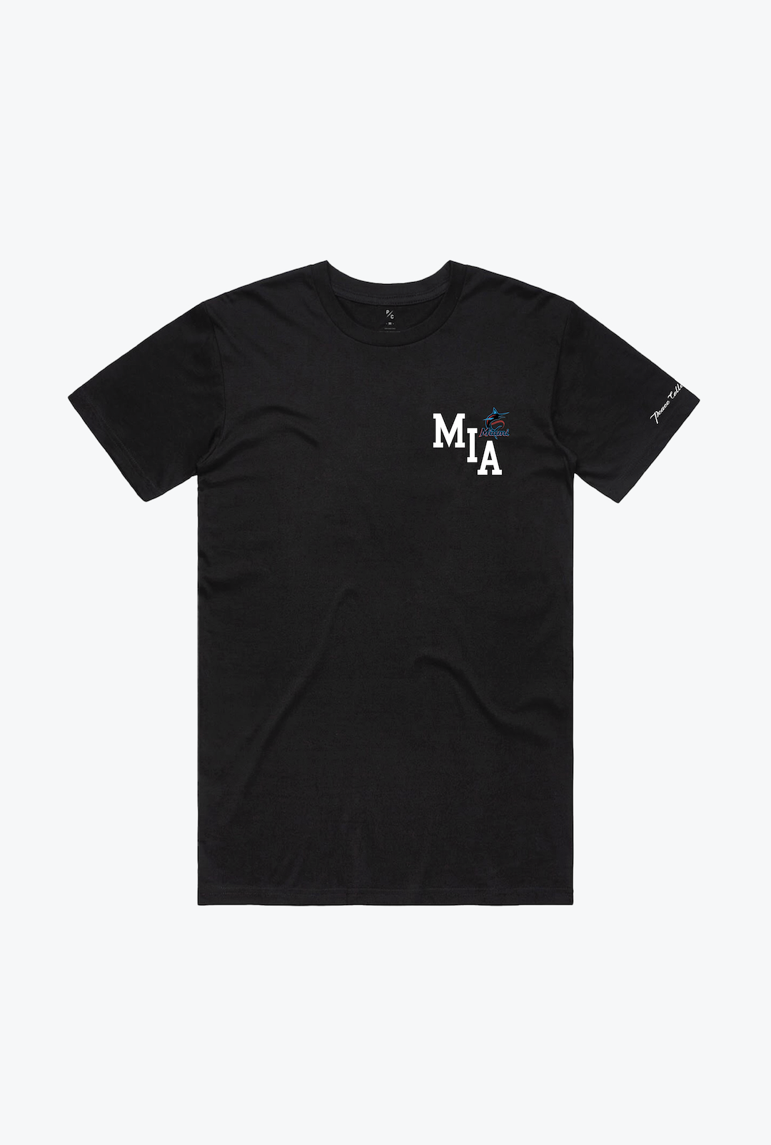 Miami Marlins Essentials T-Shirt - Black