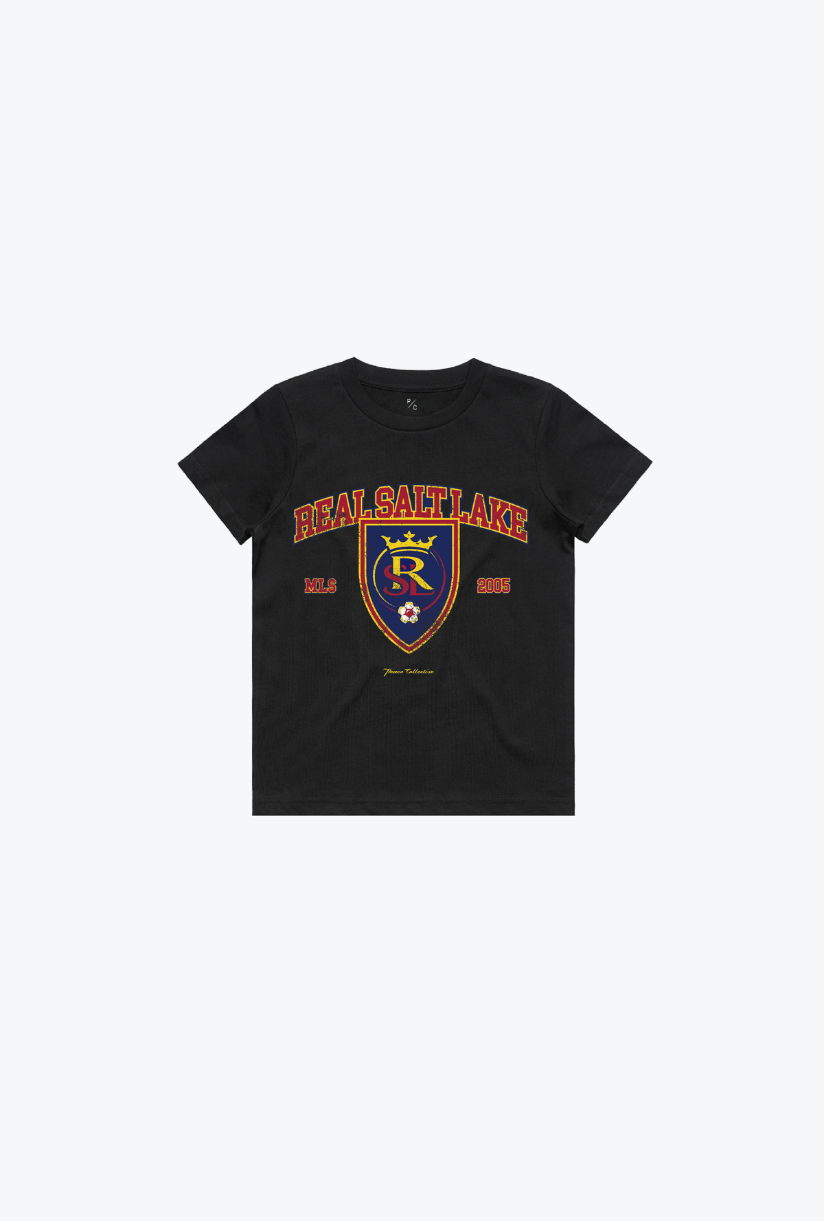 Real Salt Lake Vintage Washed Kids T-Shirt - Black