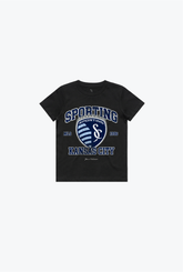 Sporting Kansas City Vintage Washed Kids T-Shirt - Black