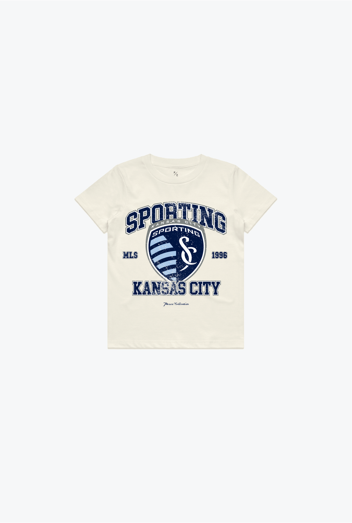 Sporting Kansas City Vintage Washed Kids T-Shirt - Ivory