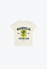 Nashville SC Vintage Washed Kids T-Shirt - Ivory