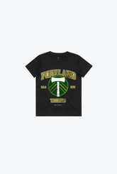 Portland Timbers Vintage Washed Kids T-Shirt - Black