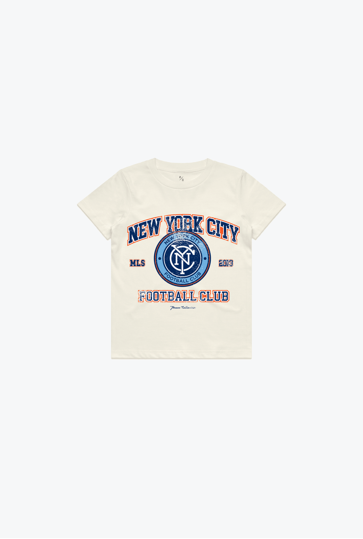 New York City FC Vintage Kids T-Shirt - Ivory