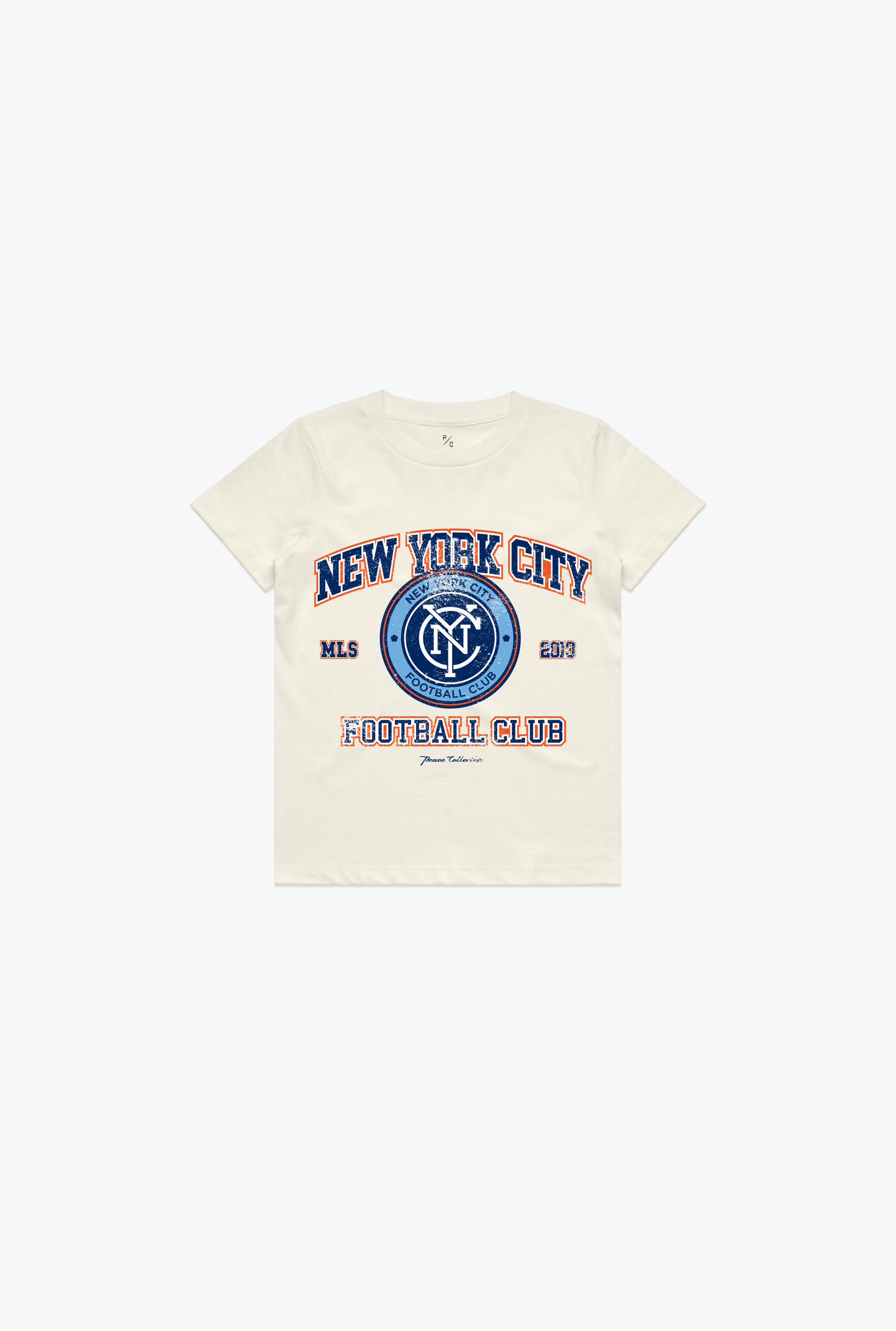 New York City FC Vintage Kids T-Shirt - Ivory