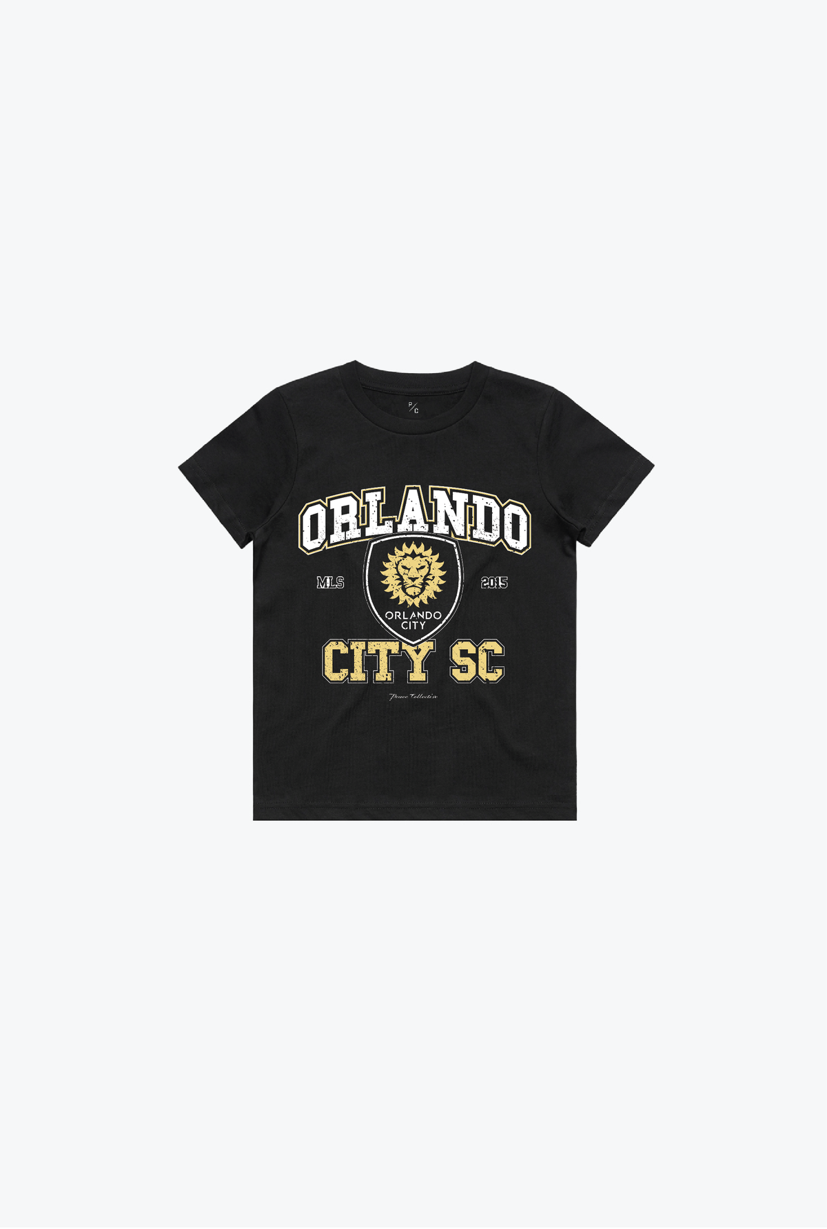 Orlando City SC Vintage Washed Kids T-Shirt - Black