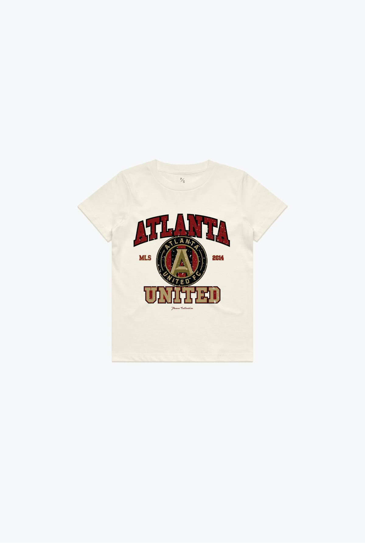 Atlanta United FC Vintage Washed Kids T-Shirt - Ivory