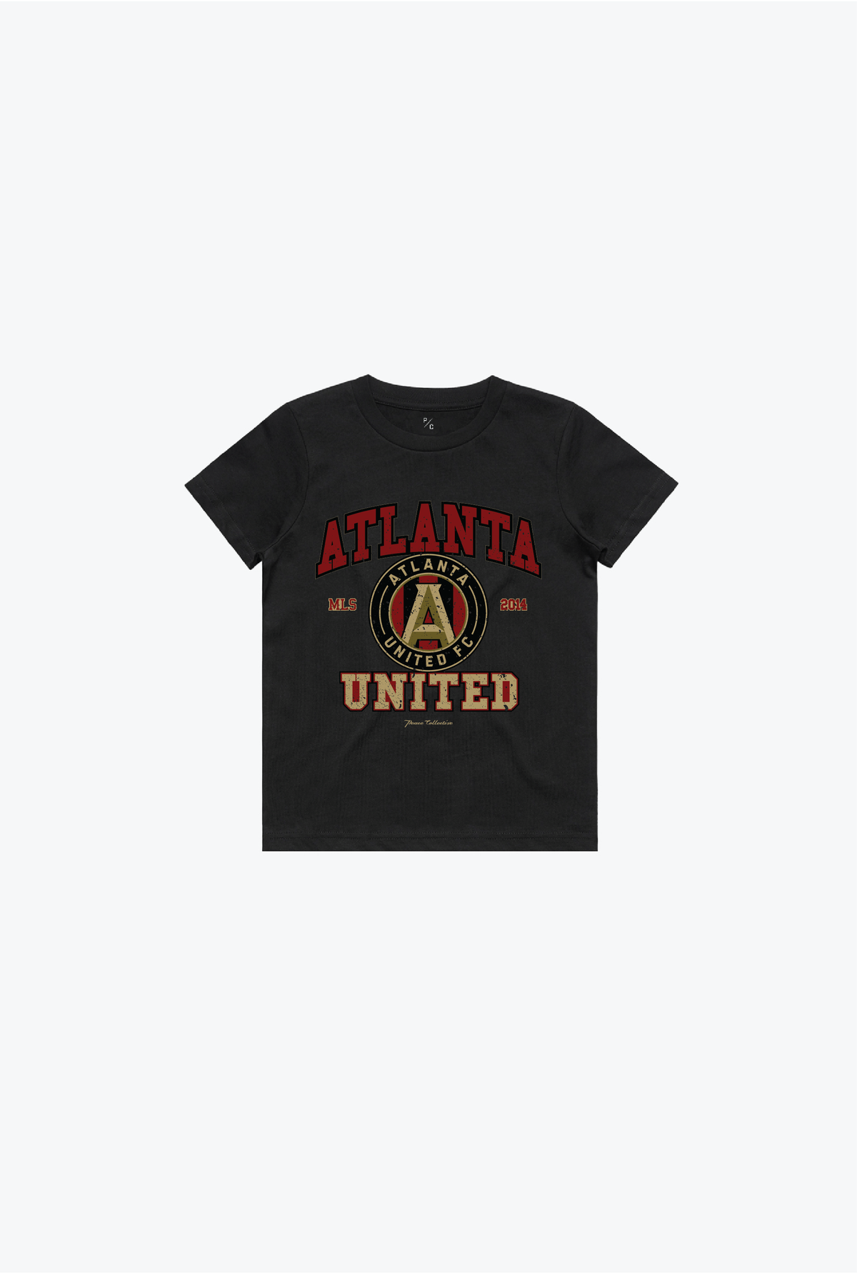 Atlanta United FC Vintage Washed Kids T-Shirt - Black
