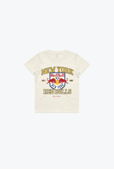 New York Red Bulls Vintage Washed Kids T-Shirt - Ivory