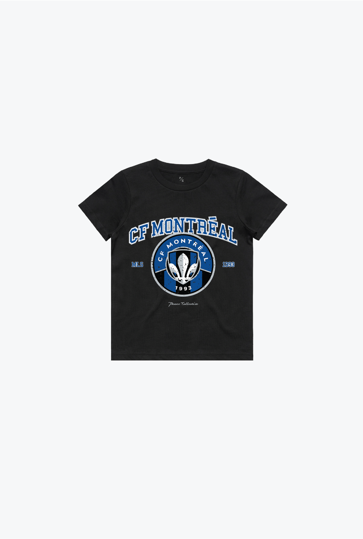 CF Montréal Vintage Washed Kids T-Shirt - Black