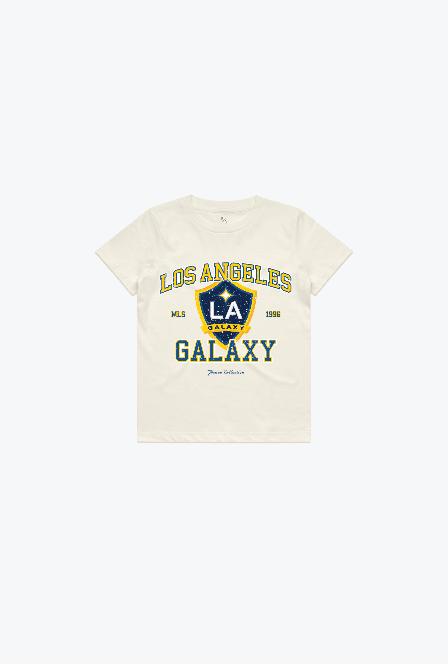 Los Angeles Galaxy Vintage Washed Kids T-Shirt - Ivory