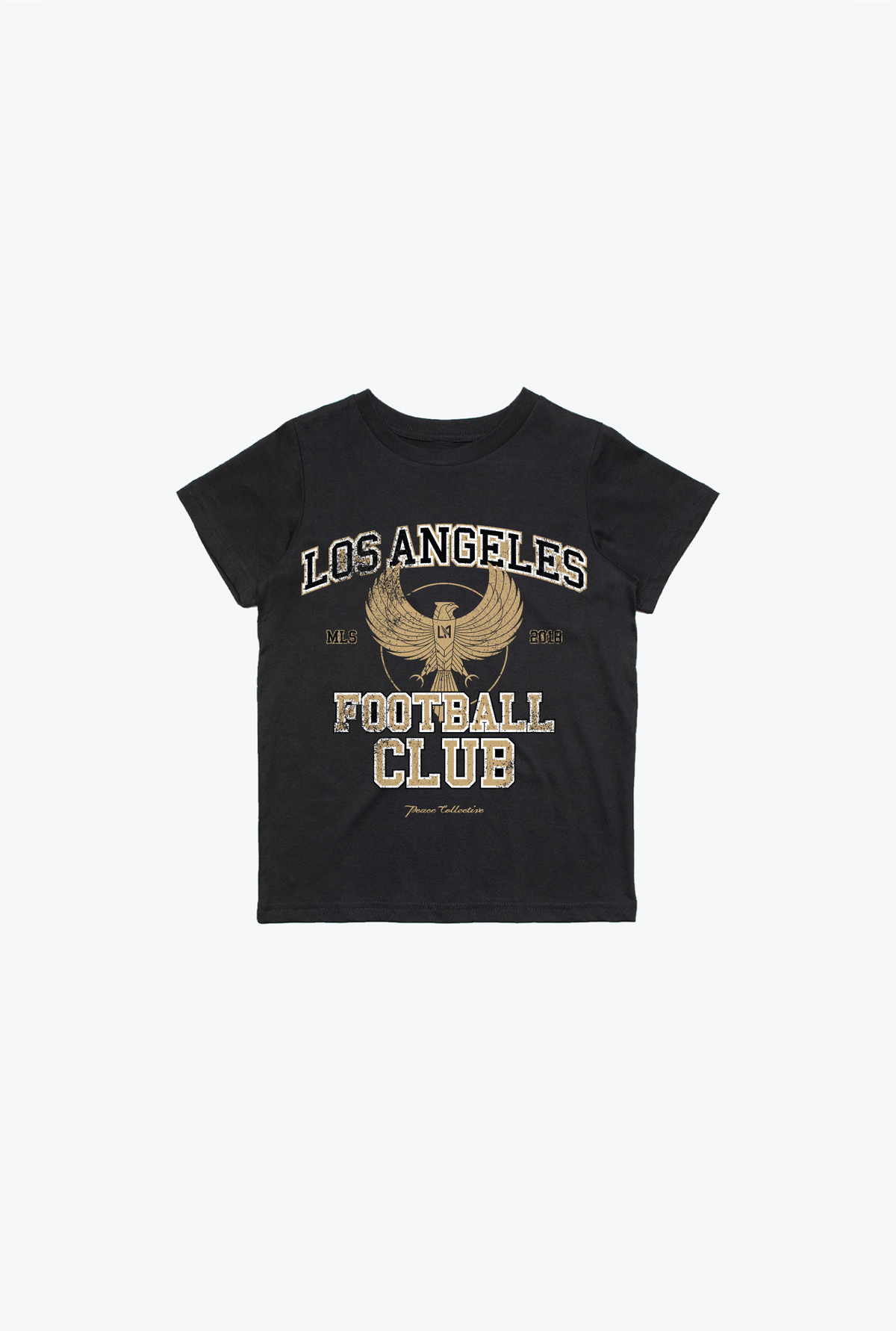 Los Angeles FC Vintage Washed Kids T-Shirt - Black