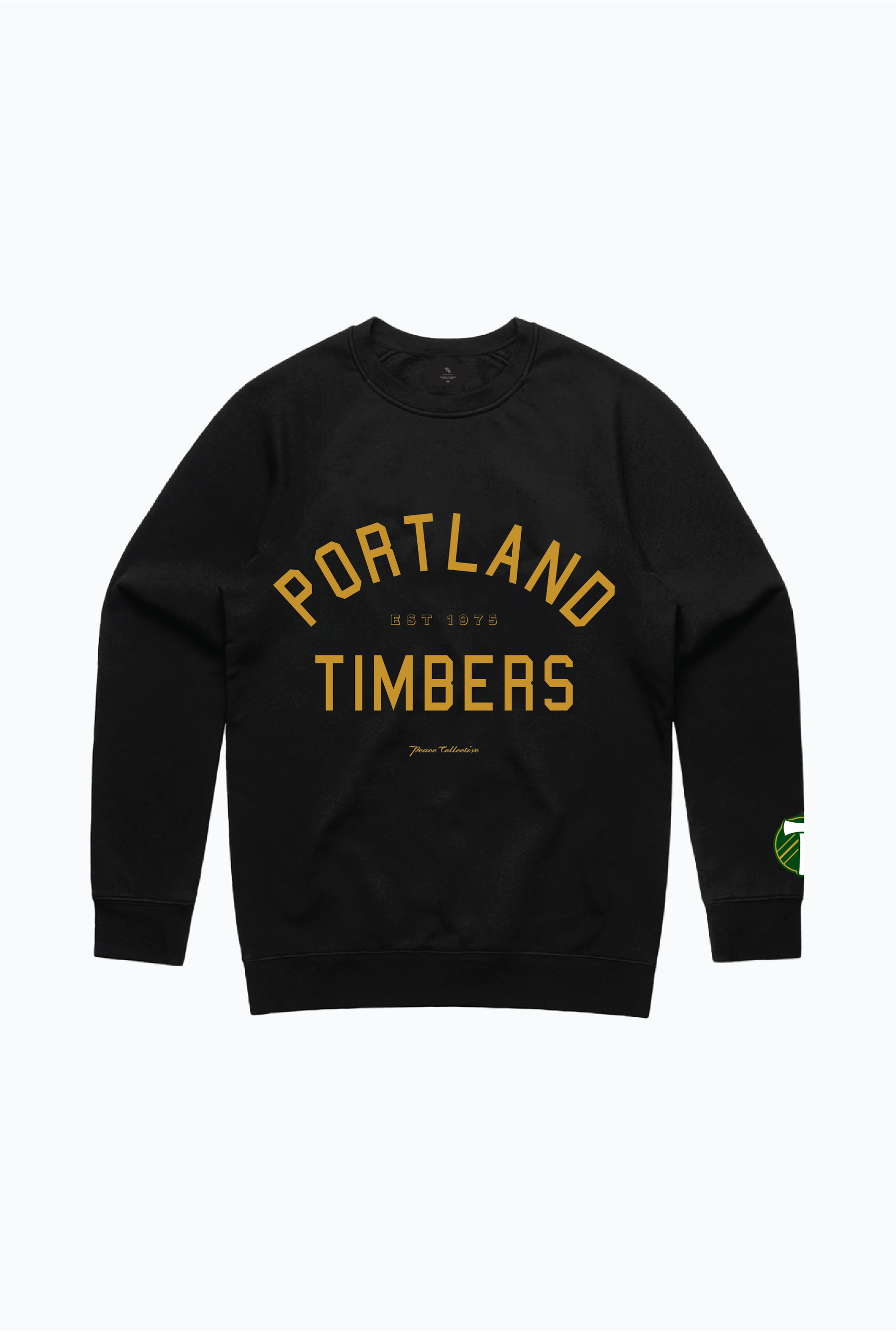 Portland Timbers Essentials Heavyweight Crewneck - Black