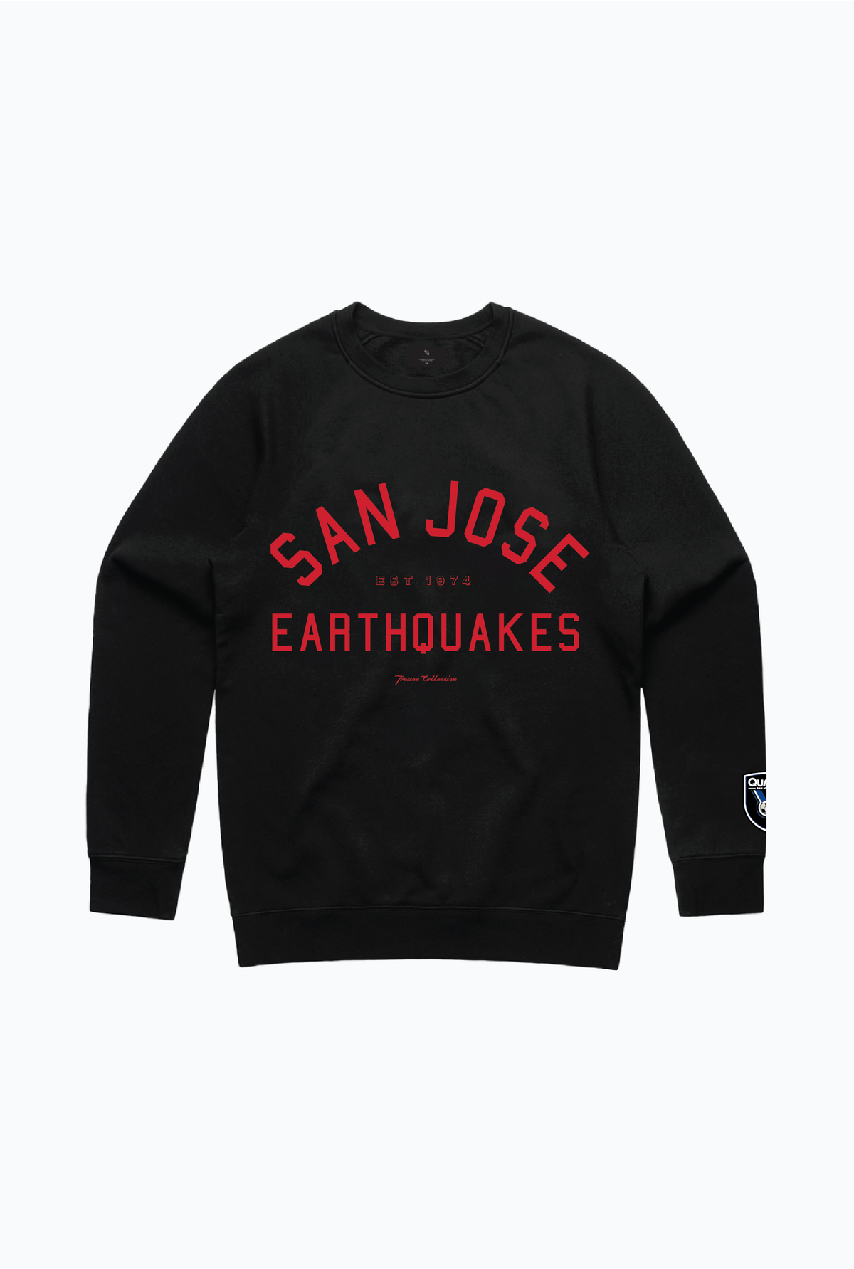 San Jose Earthquakes Essentials Heavyweight Crewneck - Black