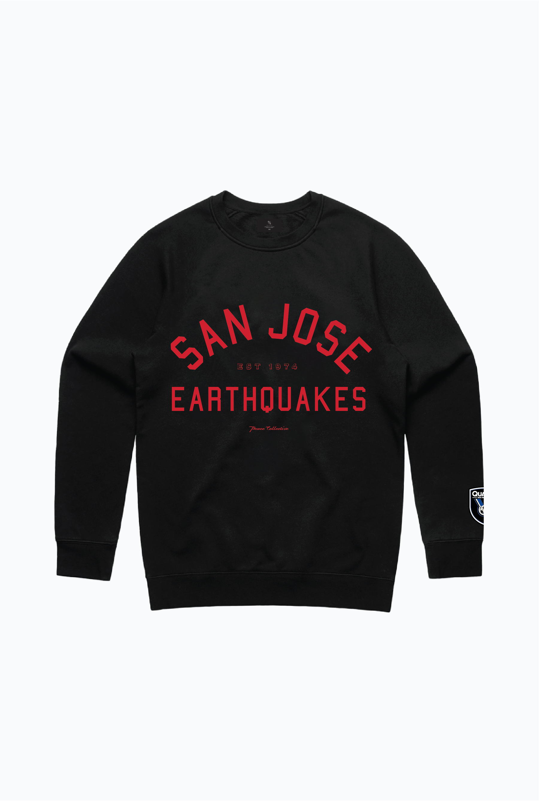 San Jose Earthquakes Essentials Heavyweight Crewneck - Black