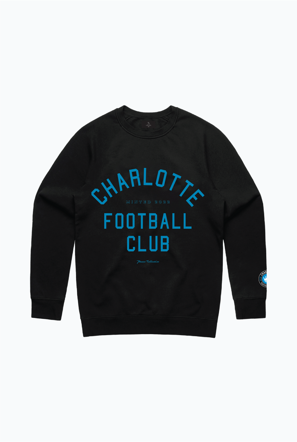 Charlotte FC Essentials Heavyweight Crewneck - Black