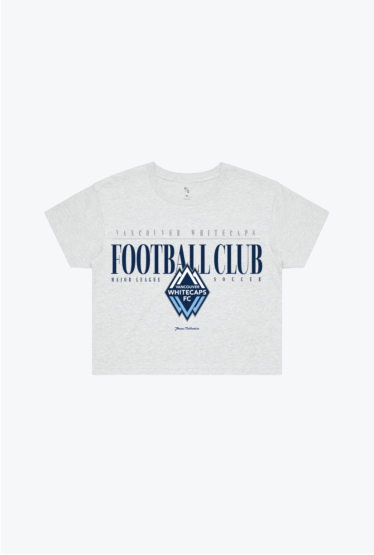 Vancouver Whitecaps FC Throwback Cropped T-Shirt - Ash