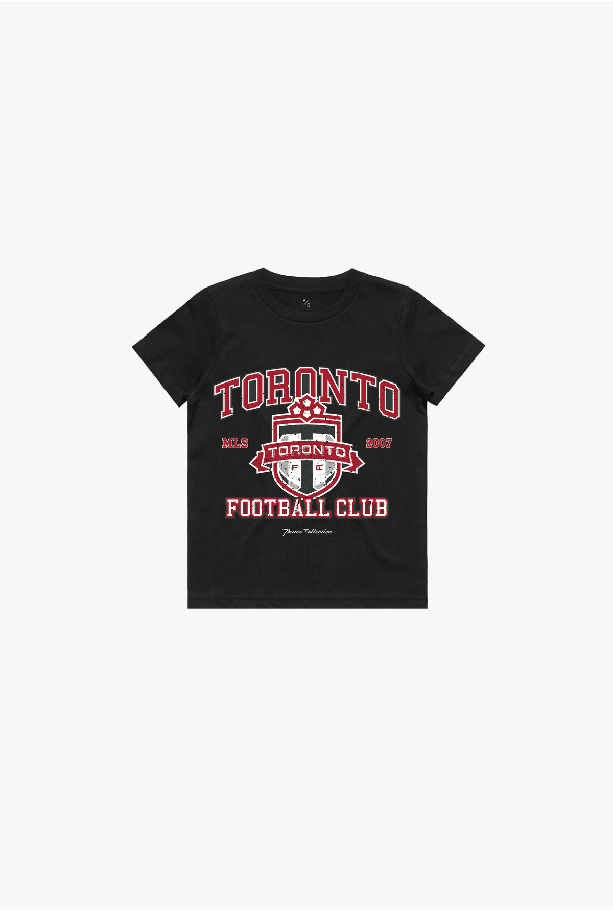 Toronto FC Vintage Washed Kids T-Shirt - Black