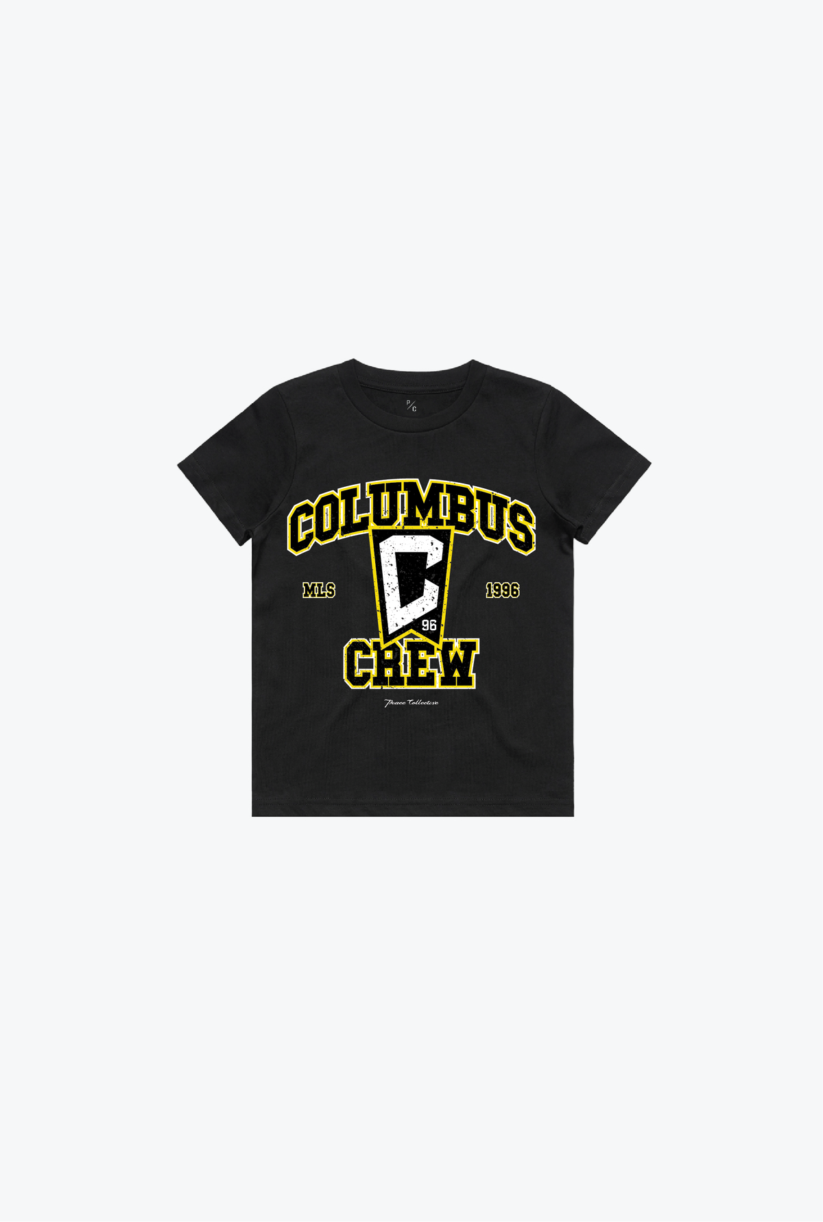 Columbus Crew Vintage Washed Kids T-Shirt - Black