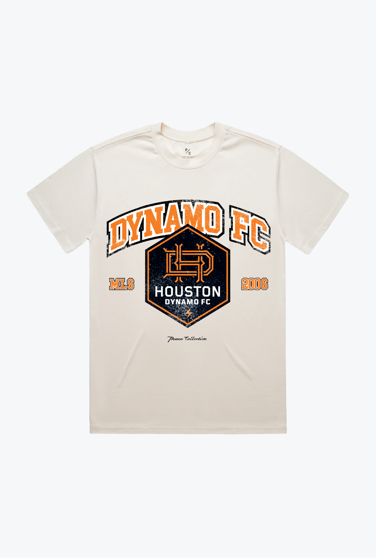 Houston Dynamo FC Vintage Washed T-Shirt - Ivory