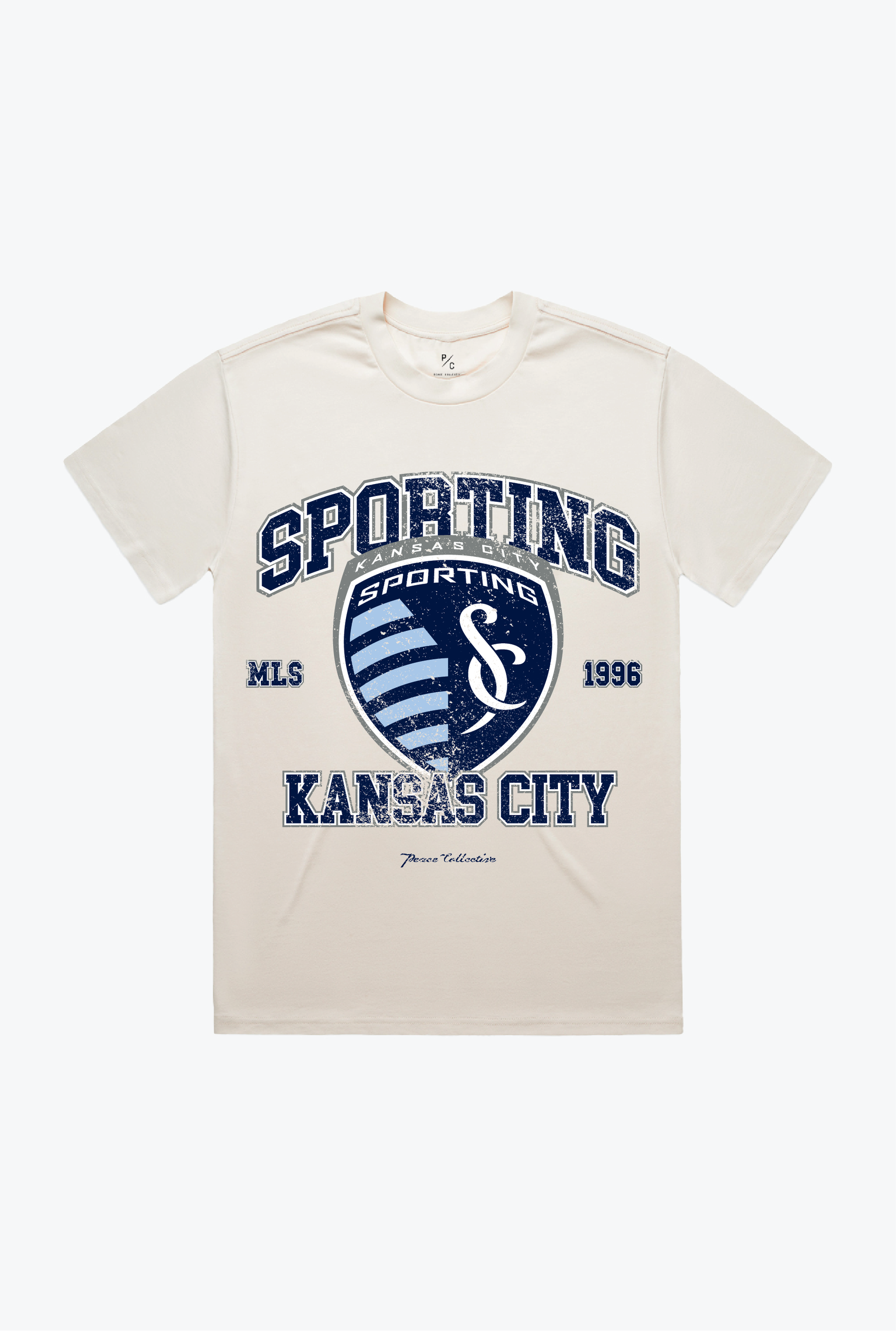 Sporting Kansas City Vintage Washed T-Shirt - Ivory