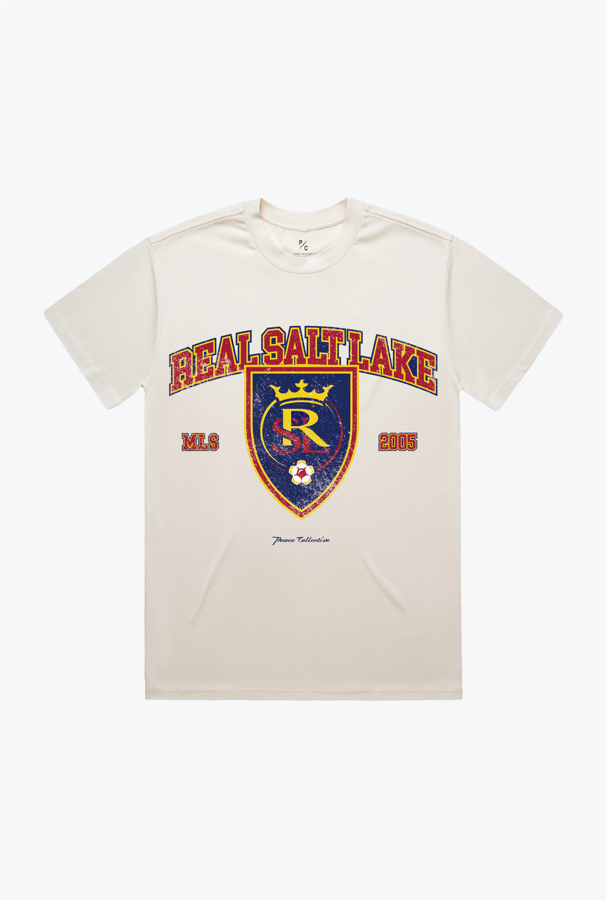 Real Salt Lake Vintage Washed T-Shirt - Ivory