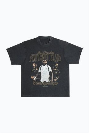 Denis Bouanga Vintage Heavyweight Garment Dyed T-Shirt - Black