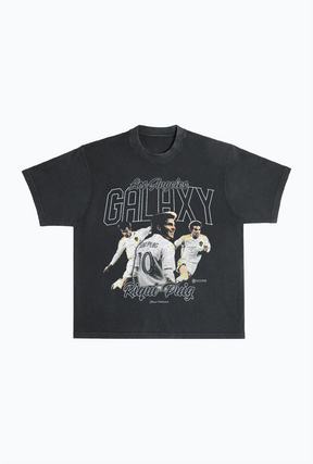 Riqui Puig Vintage Heavyweight Garment Dyed T-Shirt - Black