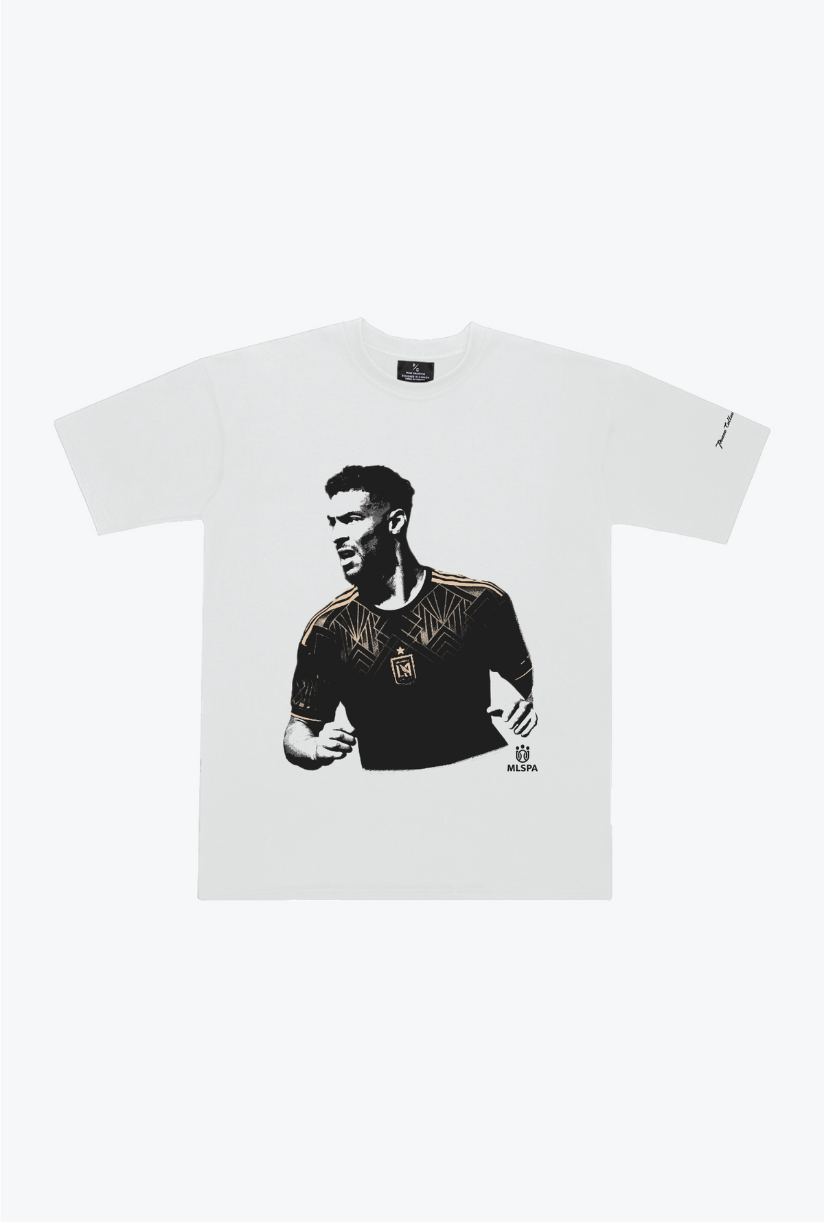 Denis Bouanga Heavyweight T-Shirt - White