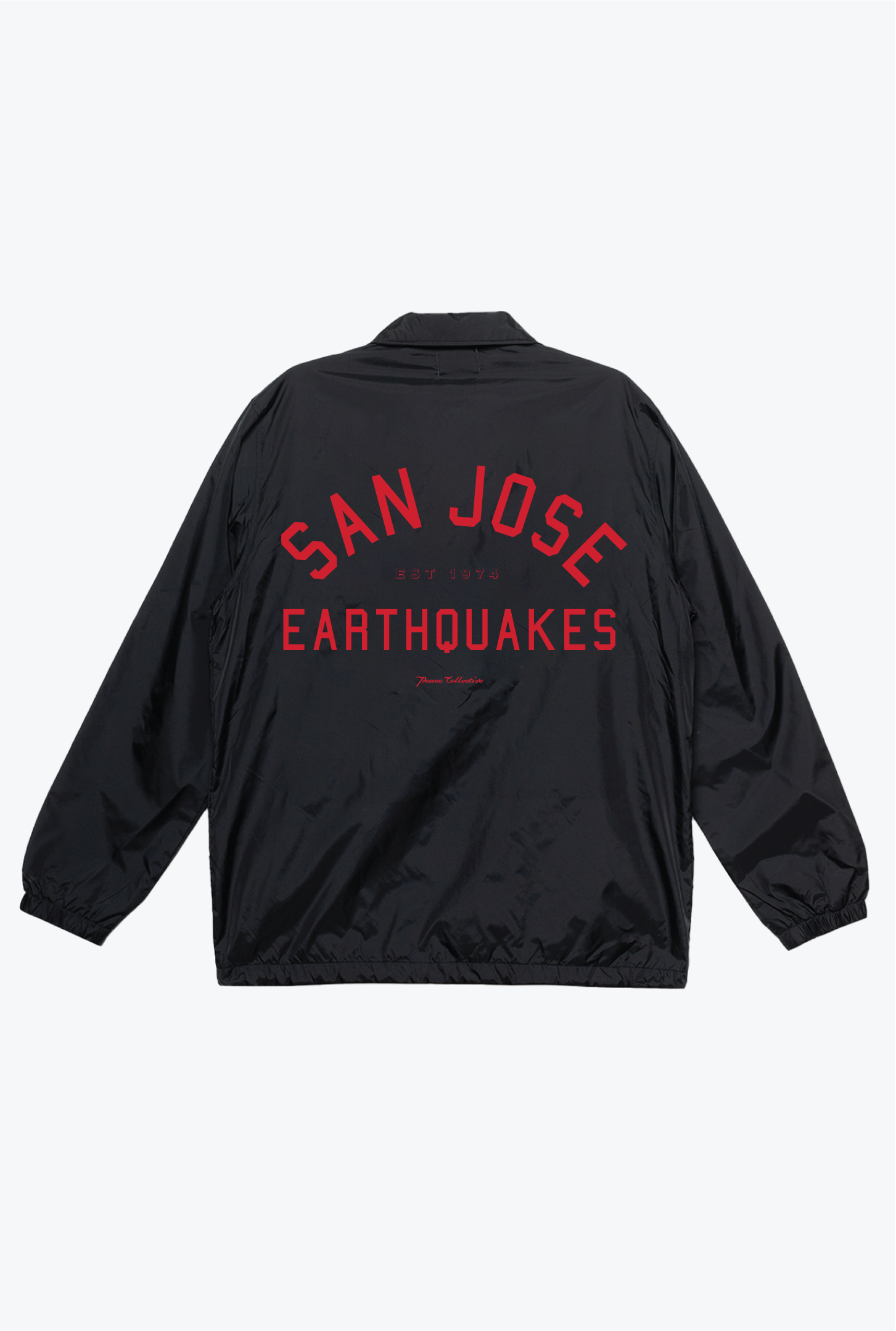 San Jose Earthquakes  Essentials Coach Jacket - Black